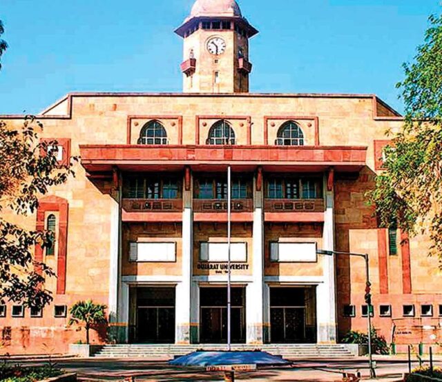 7. GUJARAT UNIVERSITY BUILDING